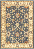 Boho Chic Ziegler Lincoln Blue/Ivory Wool Rug - 4'0'' x 5'10''