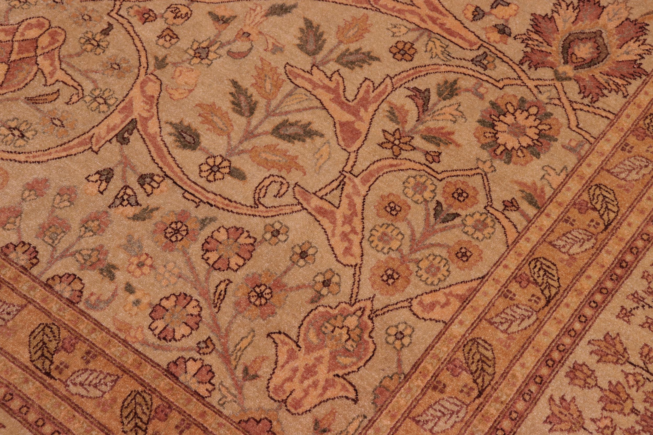handmade Traditional Kafkaz Tan Tan Hand Knotted RECTANGLE 100% WOOL area rug 8' x 10'