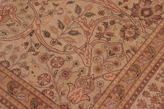 handmade Traditional Kafkaz Tan Tan Hand Knotted RECTANGLE 100% WOOL area rug 8'X10'