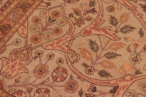 handmade Traditional Kafkaz Tan Tan Hand Knotted RECTANGLE 100% WOOL area rug 8' x 10'