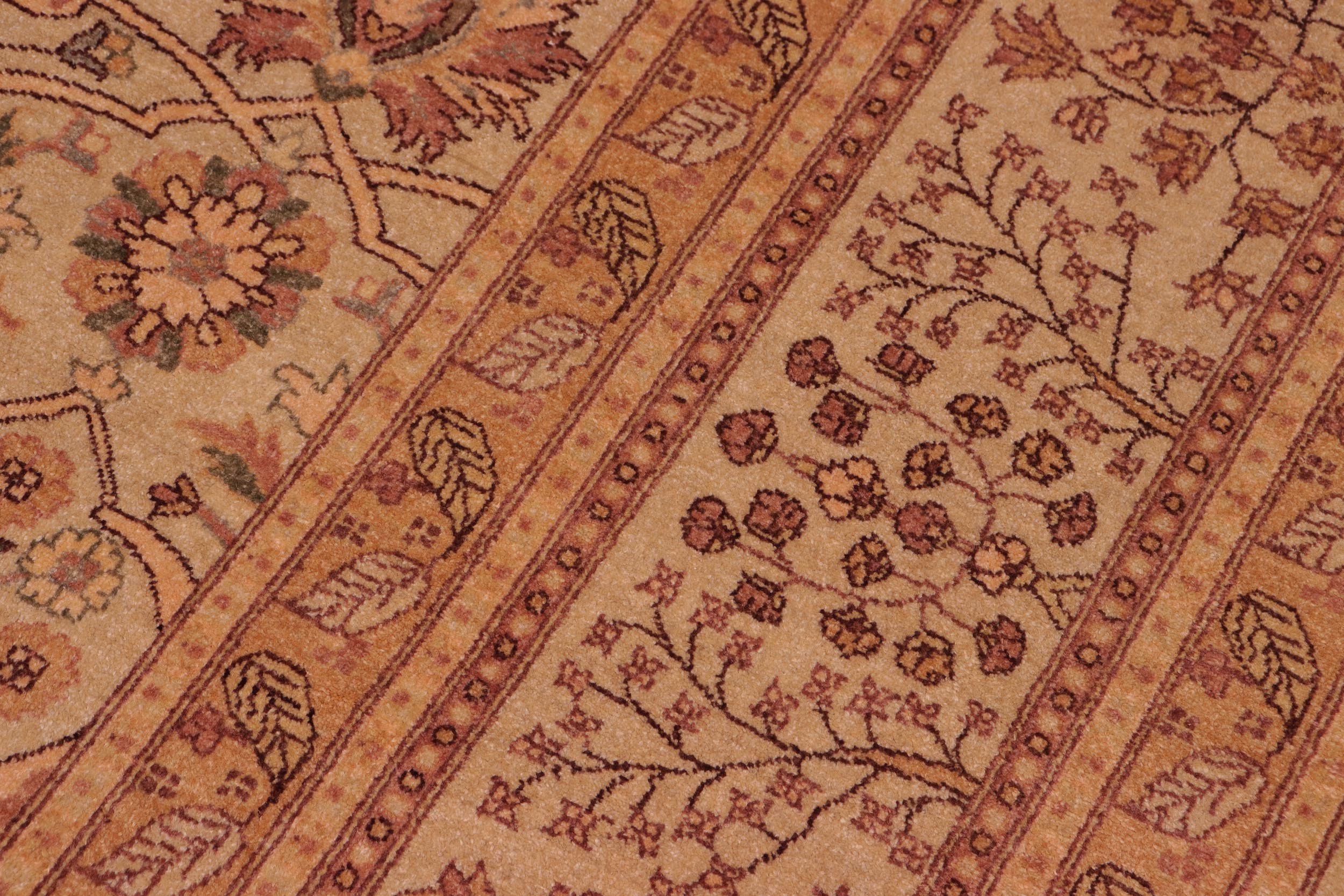 handmade Traditional Kafkaz Tan Tan Hand Knotted RECTANGLE 100% WOOL area rug 8' x 10'