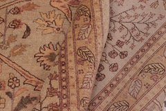 handmade Traditional Kafkaz Tan Tan Hand Knotted RECTANGLE 100% WOOL area rug 8'X10'