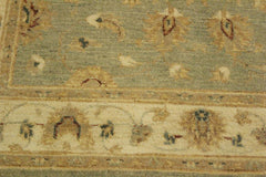 handmade Traditional Kafkaz Gray Ivory Hand Knotted RECTANGLE 100% WOOL area rug 4X6