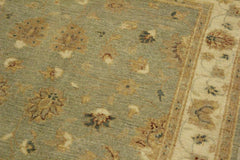 handmade Traditional Kafkaz Gray Ivory Hand Knotted RECTANGLE 100% WOOL area rug 4X6