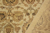 handmade Transitional Kafkaz Ivory Tan Hand Knotted RECTANGLE 100% WOOL area rug 4 x 6