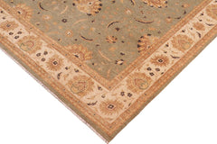 handmade Traditional Kafkaz Gray Ivory Hand Knotted RECTANGLE 100% WOOL area rug 8X10