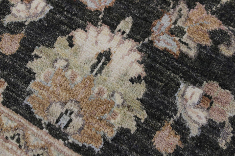 handmade Traditional Kafkaz Gray Ivory Hand Knotted RUNNER 100% WOOL area rug 3' x 8'