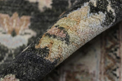 handmade Traditional Kafkaz Gray Ivory Hand Knotted RUNNER 100% WOOL area rug 3X8