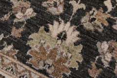 handmade Traditional Kafkaz Gray Ivory Hand Knotted RUNNER 100% WOOL area rug 3X8