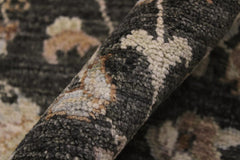 handmade Traditional Kafkaz Gray Ivory Hand Knotted RUNNER 100% WOOL area rug 3X8