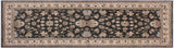 handmade Traditional Kafkaz Gray Ivory Hand Knotted RUNNER 100% WOOL area rug 3 x 8