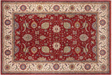 Bohemian Ziegler Rubin Rust/Ivory Hand-Knotted Wool Rug - 9'0'' x 11'10''