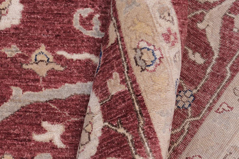 handmade Traditional Kafkaz Rust Blue Hand Knotted RECTANGLE 100% WOOL area rug 12X15