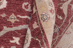 handmade Traditional Kafkaz Rust Blue Hand Knotted RECTANGLE 100% WOOL area rug 12X15