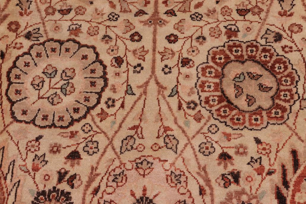 handmade Traditional Design Lt. Tan Lt. Tan Hand Knotted RECTANGLE 100% WOOL area rug 8'X10'