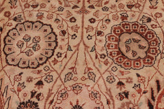 handmade Traditional Design Lt. Tan Lt. Tan Hand Knotted RECTANGLE 100% WOOL area rug 8'X10'