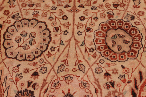 handmade Traditional Design Lt. Tan Lt. Tan Hand Knotted RECTANGLE 100% WOOL area rug 8' x 10'