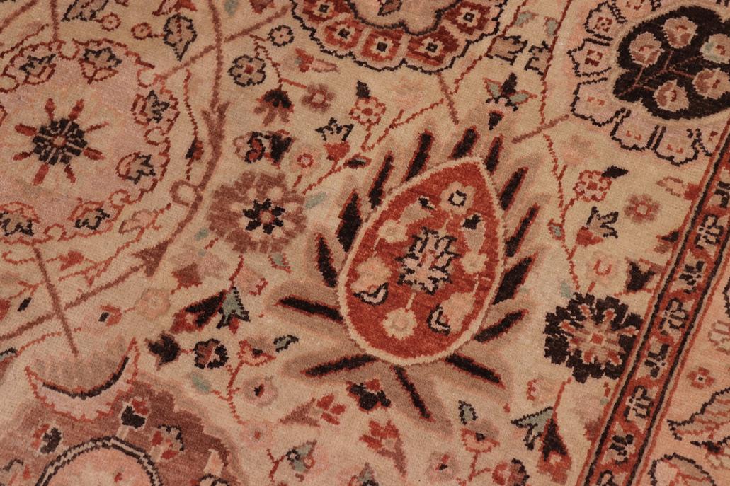 handmade Traditional Design Lt. Tan Lt. Tan Hand Knotted RECTANGLE 100% WOOL area rug 8'X10'