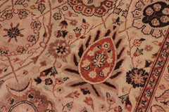 handmade Traditional Design Lt. Tan Lt. Tan Hand Knotted RECTANGLE 100% WOOL area rug 8'X10'