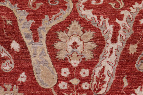 handmade Modern Kafkaz Red Red Hand Knotted RECTANGLE 100% WOOL area rug 9' x 12'