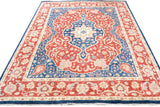 handmade Traditional Heriz Red Blue Hand Knotted RECTANGLE 100% WOOL area rug 9 x 12