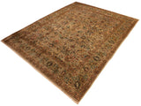 handmade Traditional  Lt. Tan Lt. Tan Hand Knotted RECTANGLE 100% WOOL area rug 8x10