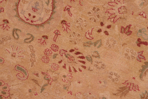 handmade Transitional Sultanabad Gold Gray Hand Knotted RECTANGLE 100% WOOL area rug 8 x 10