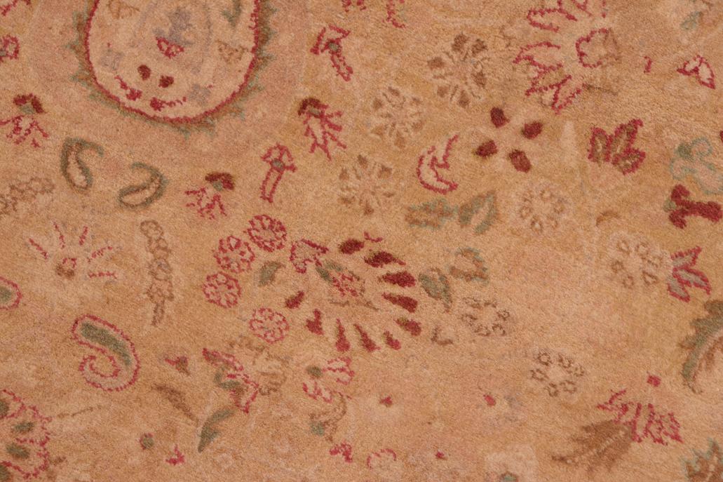 Antique Sultanabad Melinda Gold/Gray Wool Rug - 8'0'' x 9'10''