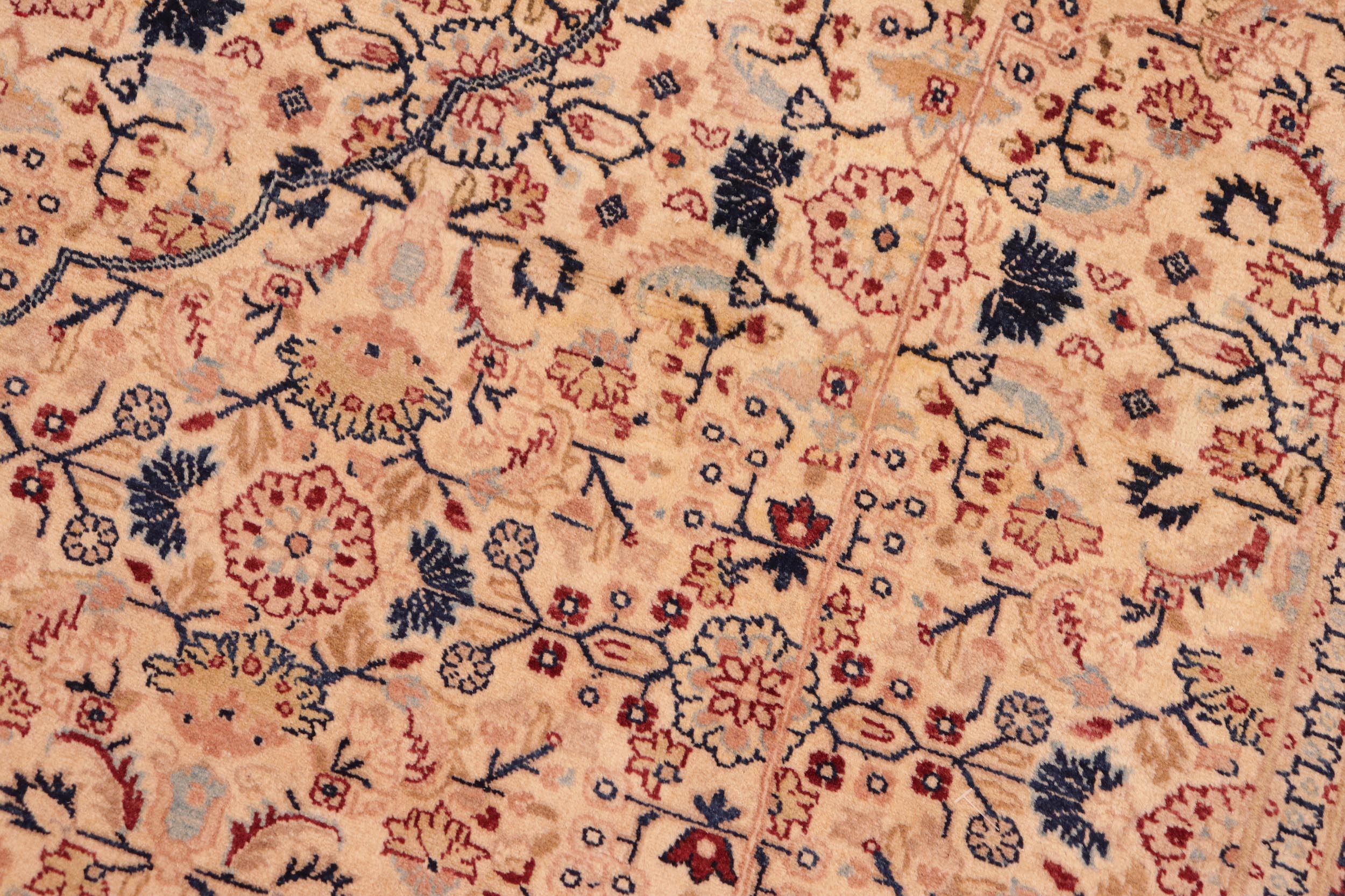handmade Traditional Tabriz Beige Red Hand Knotted RECTANGLE 100% WOOL area rug 8 x 10