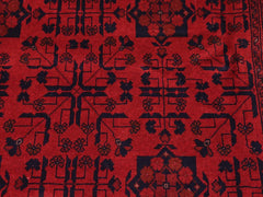 handmade Tribal Biljik Khal Mohammadi Red Blue Hand Knotted RECTANGLE 100% WOOL area rug 8X11