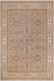 Classic Ziegler Ellswort Gray/Ivory Wool Rug - 9'1'' x 11'11''