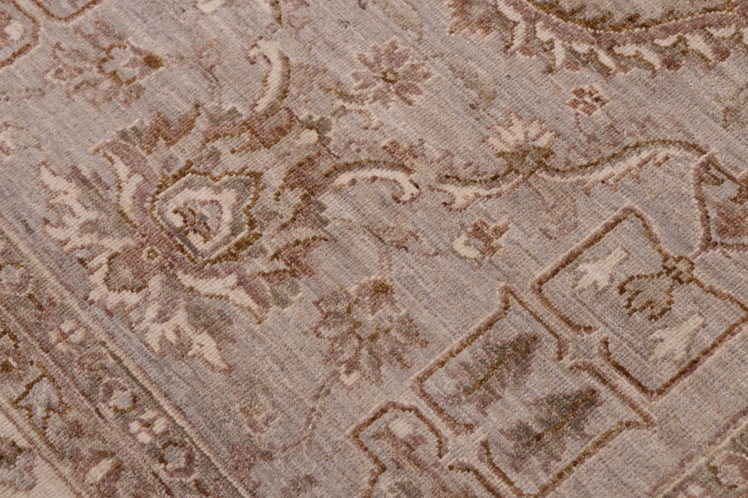 handmade Traditional Kafkaz Gray Ivory Hand Knotted RECTANGLE 100% WOOL area rug 9x12