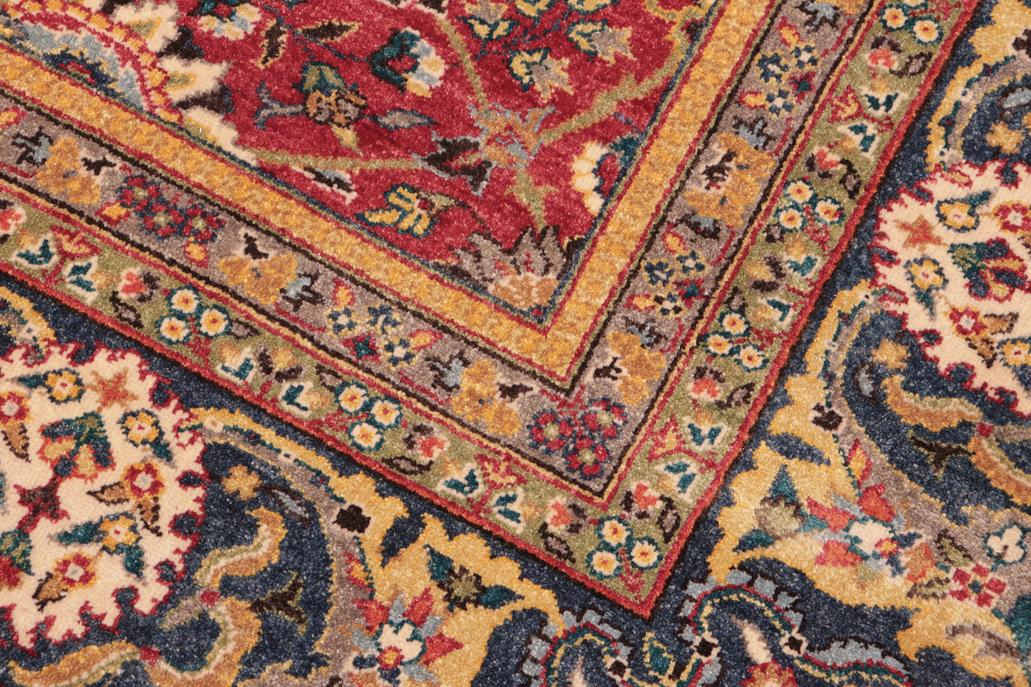 handmade Traditional  Red Blue Hand Knotted RECTANGLE 100% WOOL area rug 8'X11'