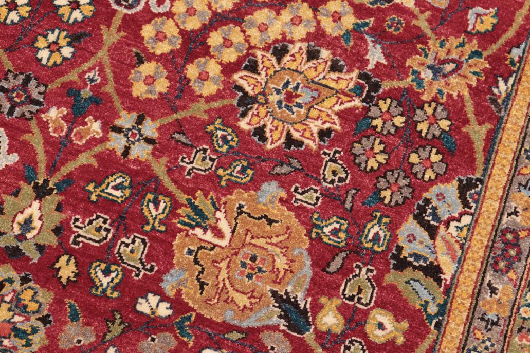 handmade Traditional  Red Blue Hand Knotted RECTANGLE 100% WOOL area rug 8'X11'