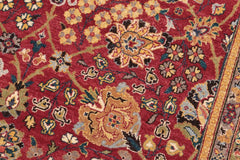 handmade Traditional  Red Blue Hand Knotted RECTANGLE 100% WOOL area rug 8'X11'