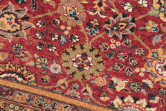 handmade Traditional  Red Blue Hand Knotted RECTANGLE 100% WOOL area rug 8'X11'