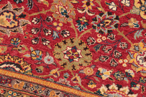handmade Traditional  Red Blue Hand Knotted RECTANGLE 100% WOOL area rug 8' x 11'