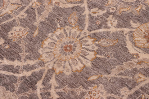 handmade Traditional Kafkaz Brown Tan Hand Knotted RECTANGLE 100% WOOL area rug 8x10