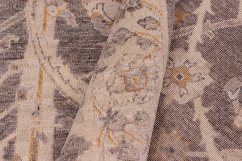 handmade Traditional Kafkaz Brown Tan Hand Knotted RECTANGLE 100% WOOL area rug 8x10