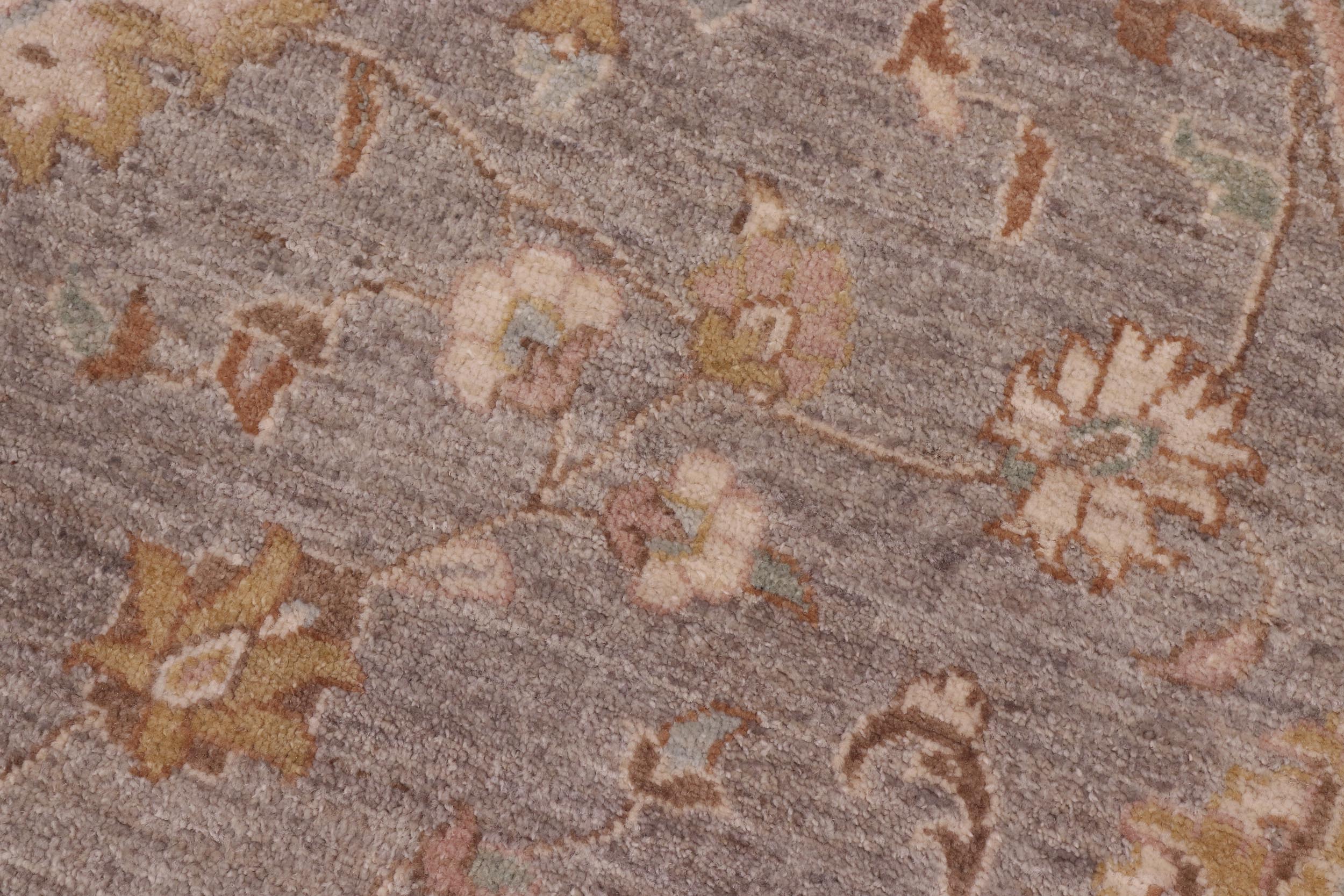 handmade Traditional Kafkaz Gray Ivory Hand Knotted ROUND 100% WOOL area rug 10' x 10'