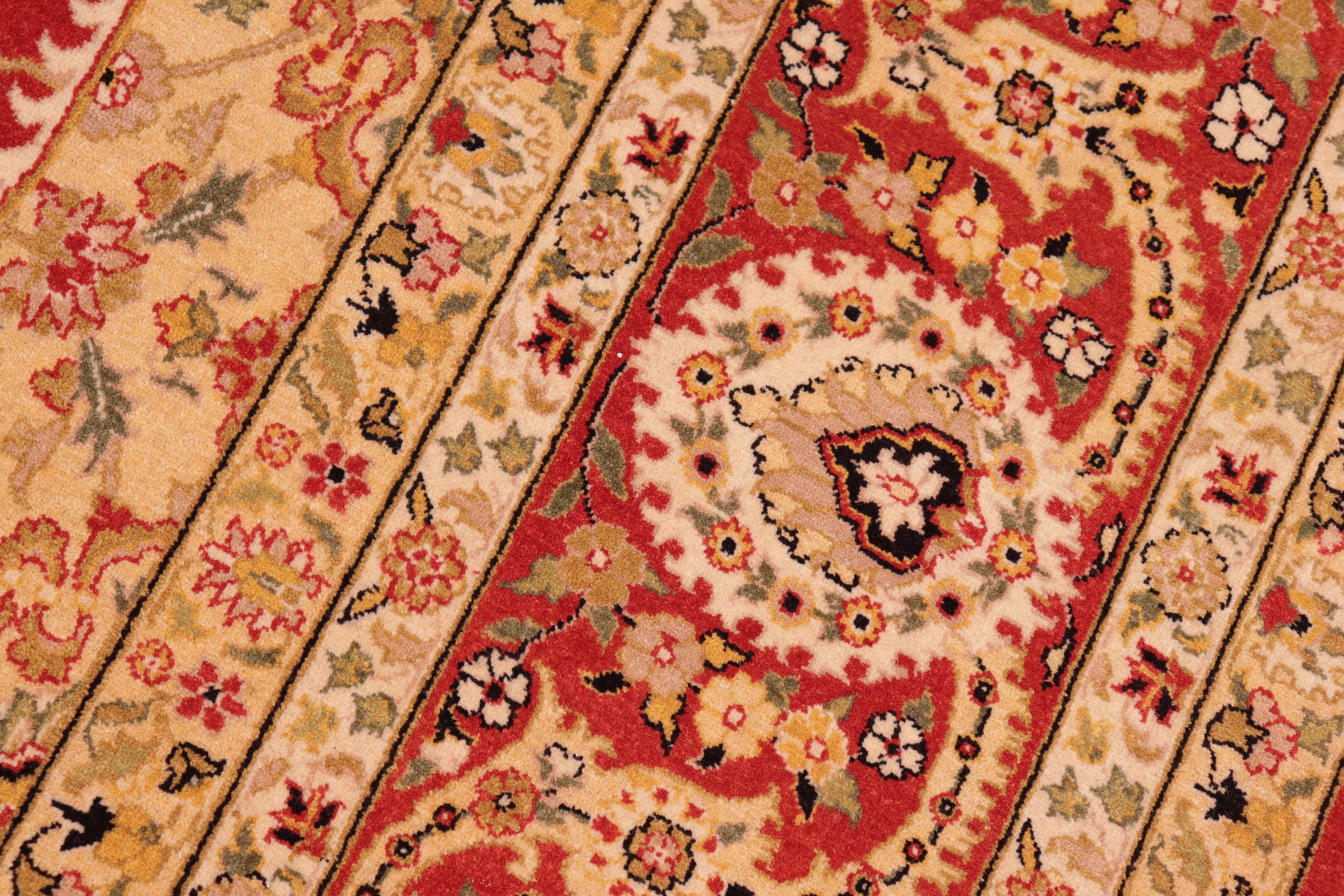 handmade Traditional Design Rust Gold Hand Knotted RECTANGLE 100% WOOL area rug 8 x 10
