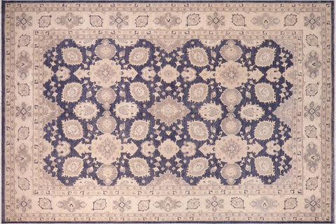 handmade Traditional Kafkaz Charcoal Gray Hand Knotted RECTANGLE 100% WOOL area rug 10x14