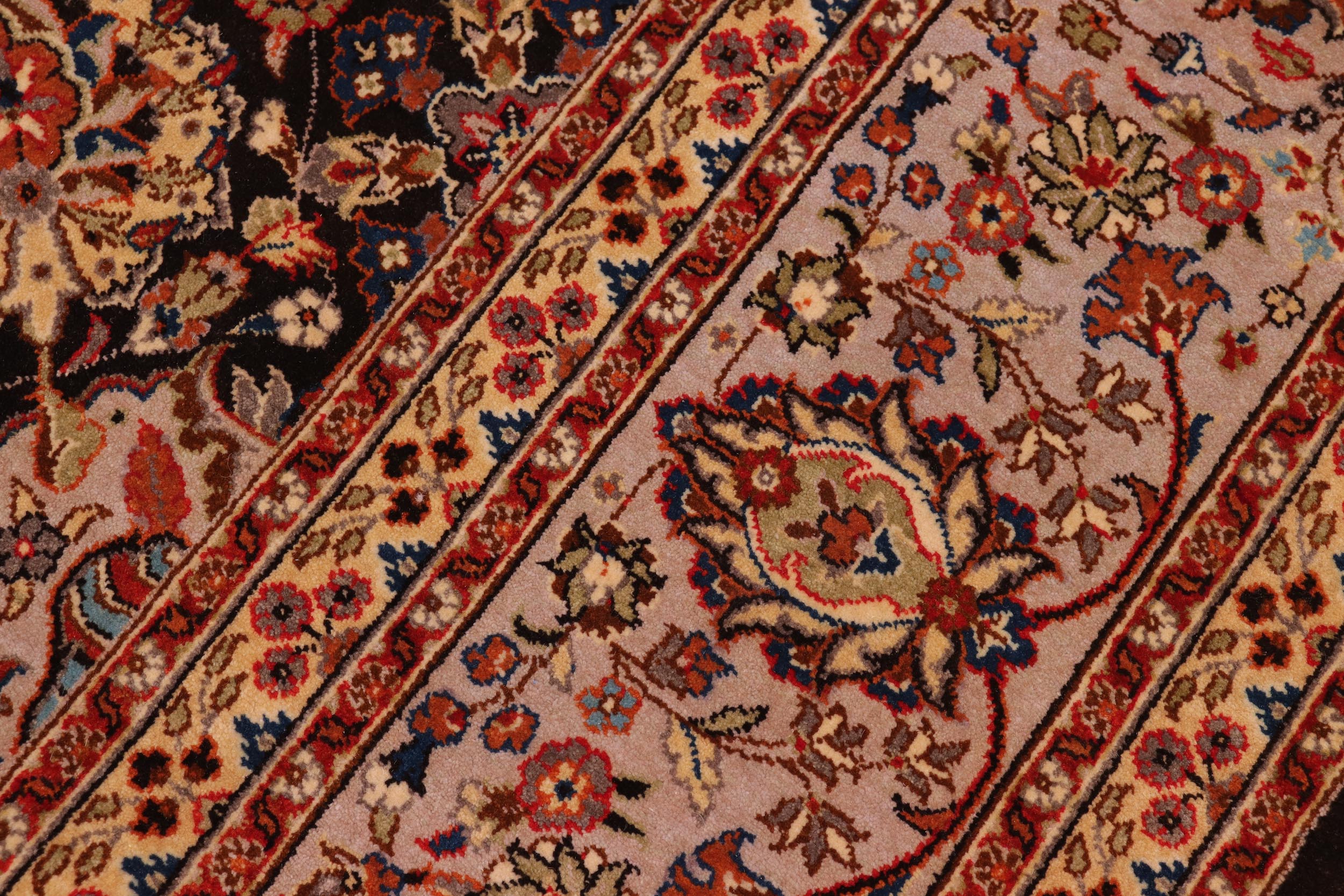 handmade Transitional Design Brown Tan Hand Knotted RECTANGLE 100% WOOL area rug 8' x 10'