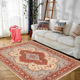 handmade Traditional Kafkaz Beige Rust Hand Knotted RECTANGLE 100% WOOL area rug 10 x 14