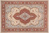 Classic Ziegler Rudolf Beige/Rust Hand-Knotted Wool Rug - 10'1'' x 13'11''