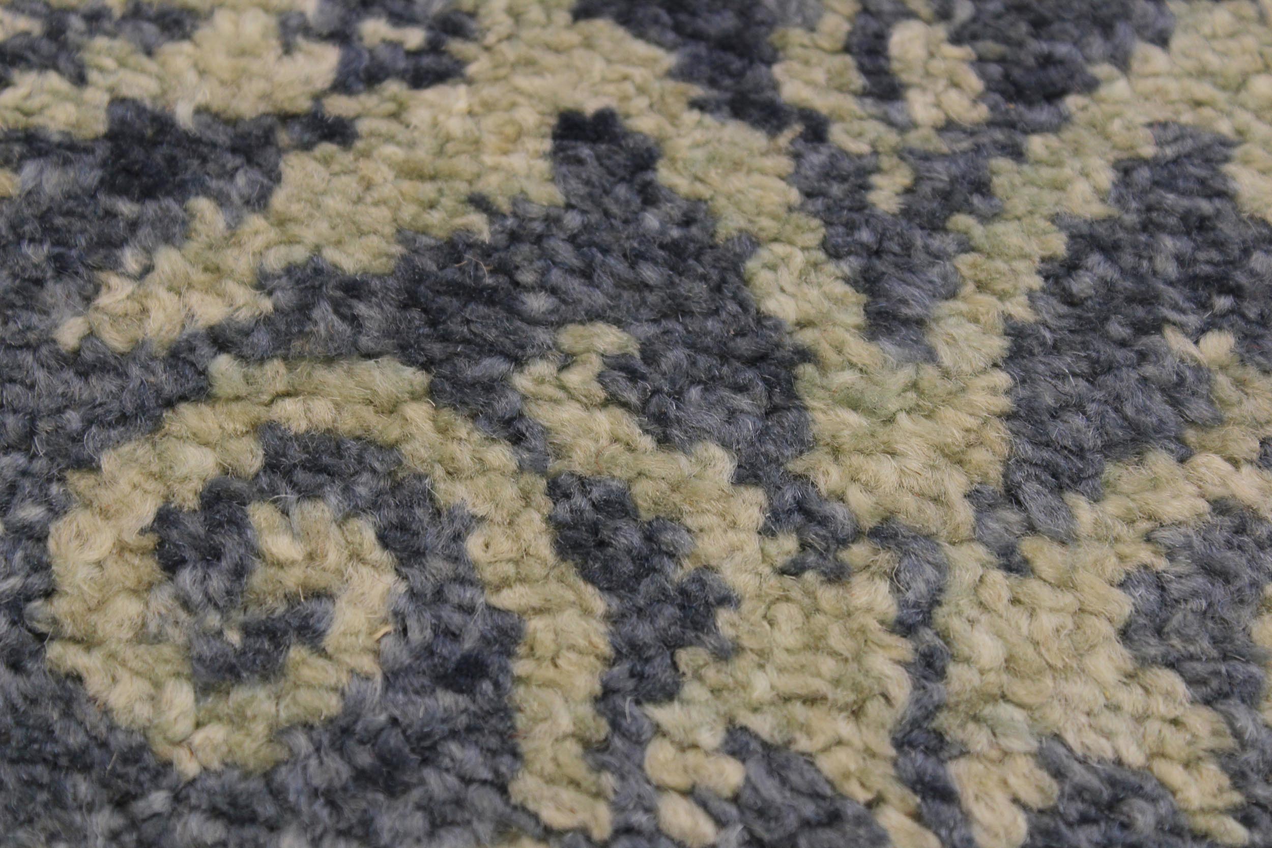 handmade Transitional Kafkaz Lt. Blue Lt. Blue Hand Knotted RUNNER 100% WOOL area rug 2' x 8'