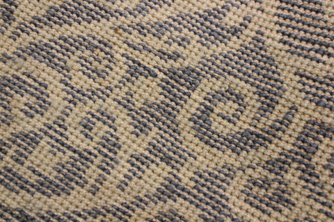 handmade Transitional Kafkaz Lt. Blue Lt. Blue Hand Knotted RUNNER 100% WOOL area rug 2' x 8'