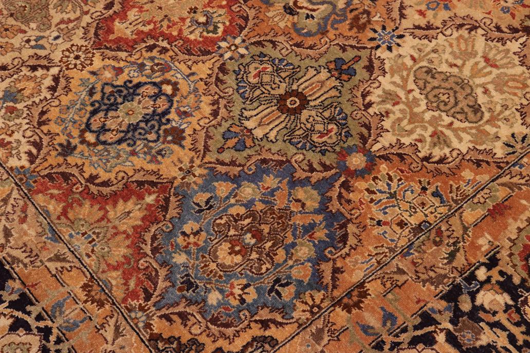 handmade Traditional Design Multi Blue Hand Knotted RECTANGLE 100% WOOL area rug 8'X10'