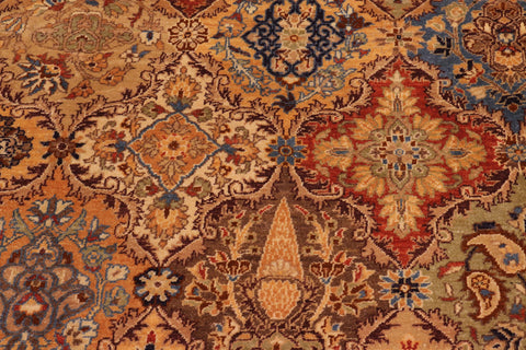 handmade Transitional Design Multi Blue Hand Knotted RECTANGLE 100% WOOL area rug 8' x 10'