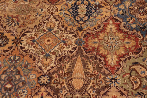 handmade Traditional Design Multi Blue Hand Knotted RECTANGLE 100% WOOL area rug 8'X10'